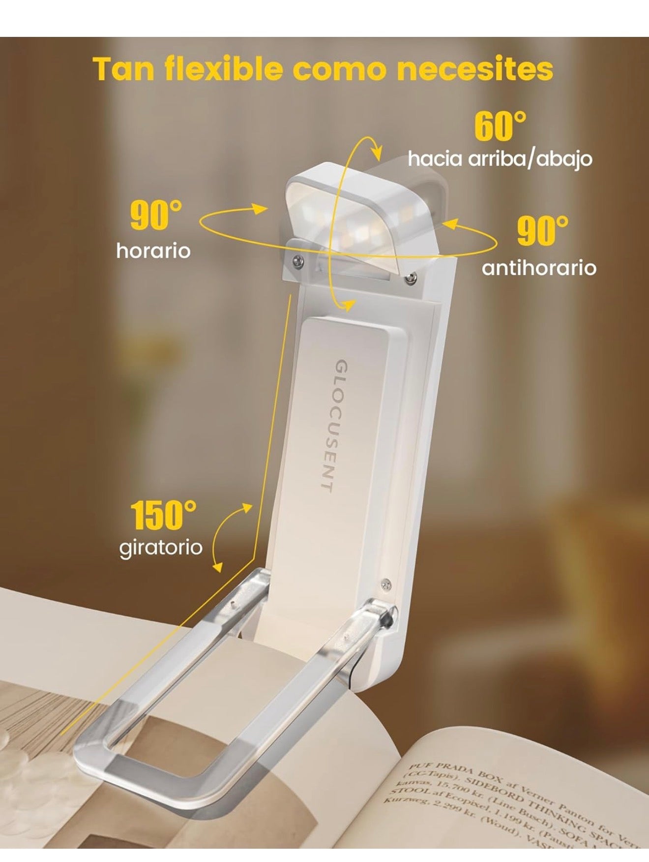 Glocucente – Lámpara de lectura LED